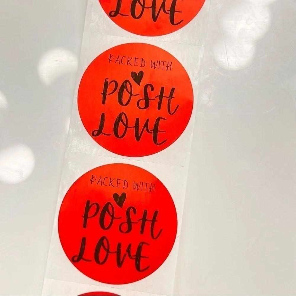 Thank You Stickers for poshmark 2in round | Shipping Supplies | NWT 100 pac - Picture 5 of 13